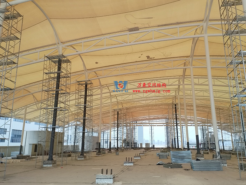 浙江真愛(ài)毯業(yè)科技有限公司廠房三屋面膜結(jié)構(gòu)工程完工大吉! 浙江真愛(ài)毯業(yè)科技有限公司廠房三屋面膜結(jié)構(gòu)工程完工大吉!