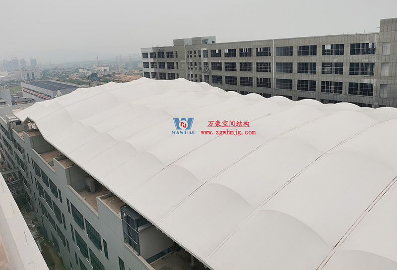 浙江真愛(ài)毯業(yè)科技有限公司廠房三屋面膜結(jié)構(gòu)工程完工大吉! 浙江真愛(ài)毯業(yè)科技有限公司廠房三屋面膜結(jié)構(gòu)工程完工大吉!