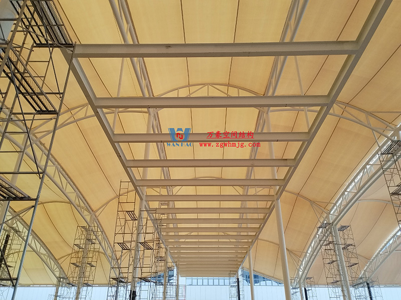 浙江真愛(ài)毯業(yè)科技有限公司廠房三屋面膜結(jié)構(gòu)工程完工大吉! 浙江真愛(ài)毯業(yè)科技有限公司廠房三屋面膜結(jié)構(gòu)工程完工大吉!