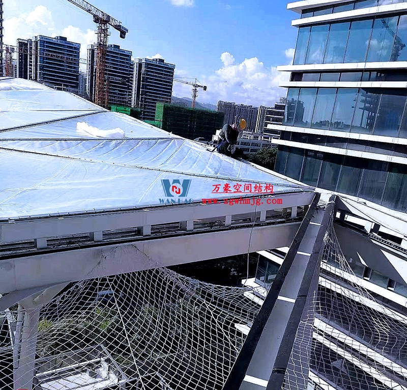 縱使烈日炎炎，腳步從未止歇！海南這個ETFE氣枕膜項目施工進度有最新消息