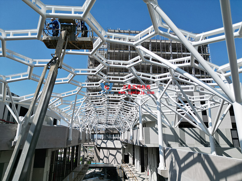 建筑藝術中鋼結構的力學美感表達