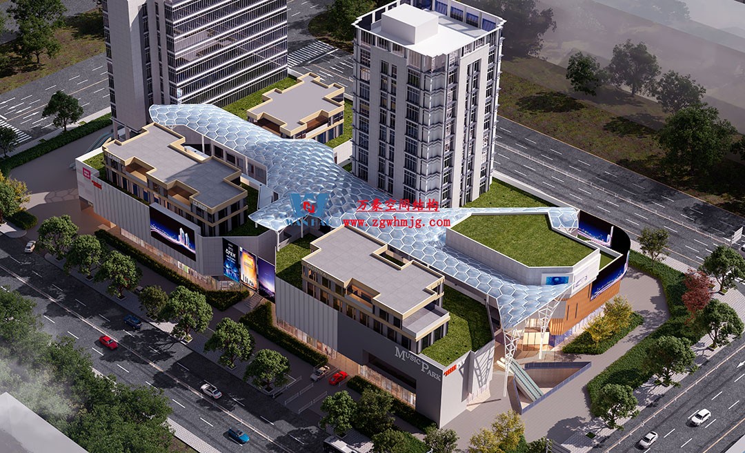 賦含夢幻色彩的商業(yè)街膜結(jié)構(gòu)天幕，即將閃亮登場！