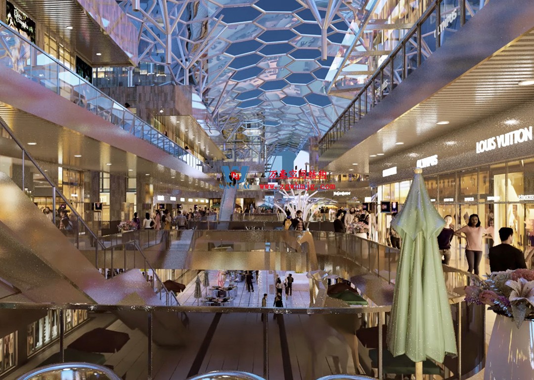 賦含夢幻色彩的商業(yè)街膜結(jié)構(gòu)天幕，即將閃亮登場！