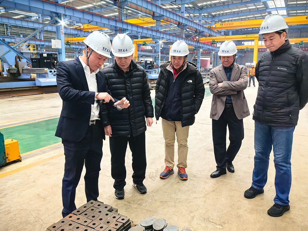 中國鋼結構協會空間結構分會領導專家一行蒞臨萬豪考察指導工作 中國鋼結構協會空間結構分會領導專家一行蒞臨萬豪考察指導工作