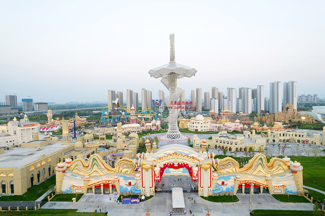 ETFE膜結(jié)構(gòu)地標(biāo)塔—以愛之名,點亮絲路歡樂世界 ETFE膜結(jié)構(gòu)地標(biāo)塔—以愛之名,點亮絲路歡樂世界