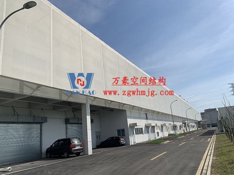 寧波益富樂公司新廠房外立面PTFE網格膜結構
