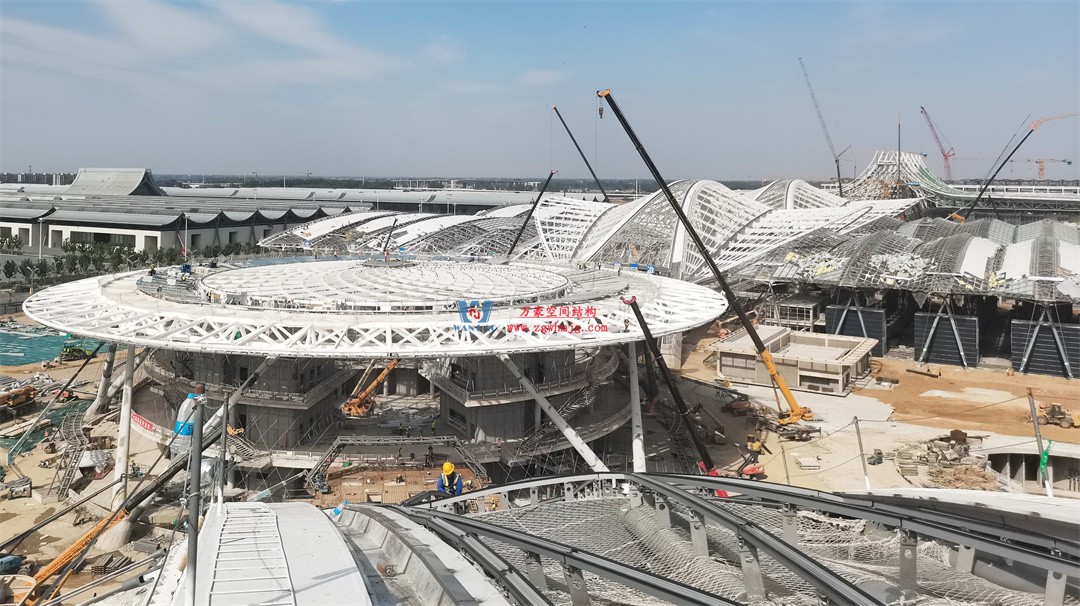 千帆競發(fā)勢如虹｜中原國際會展中心膜結(jié)構(gòu)天幕攻堅實錄，擎起中原會展新地標(biāo)！