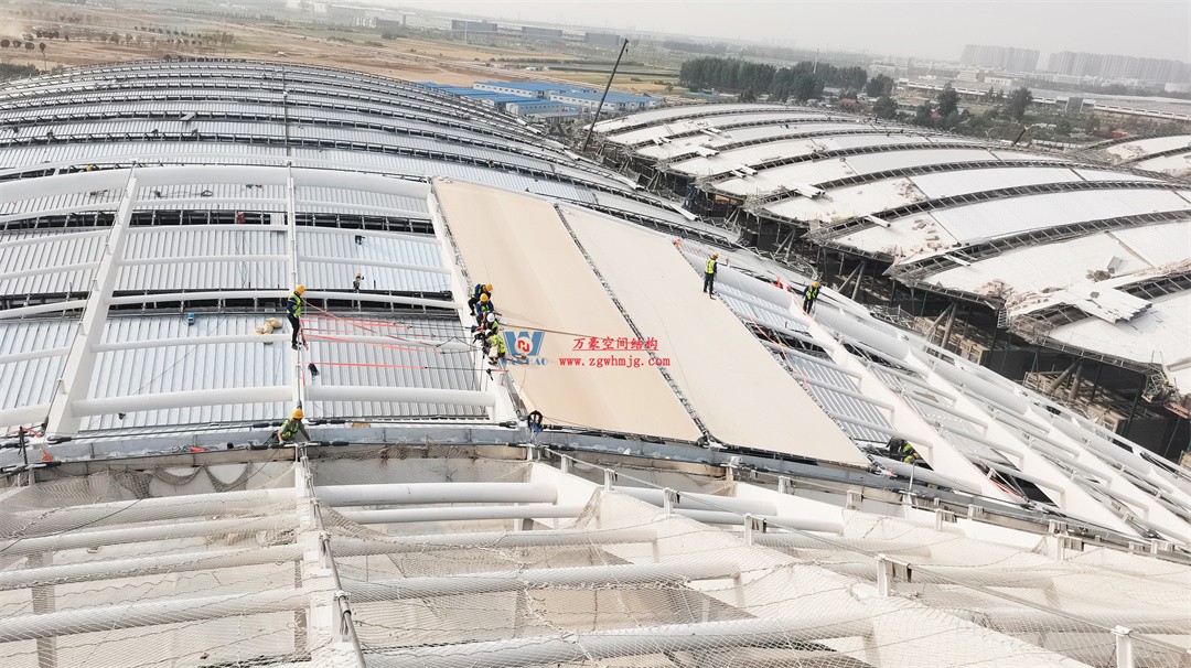 千帆競發(fā)勢如虹｜中原國際會展中心膜結(jié)構(gòu)天幕攻堅實錄，擎起中原會展新地標(biāo)！