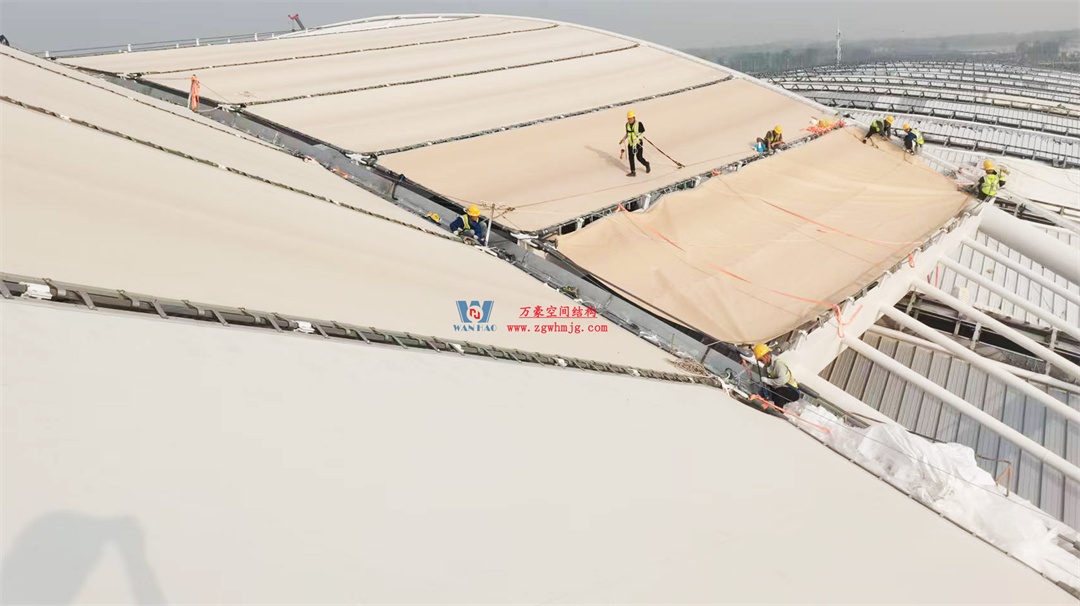 千帆競發(fā)勢如虹｜中原國際會展中心膜結(jié)構(gòu)天幕攻堅實錄，擎起中原會展新地標(biāo)！
