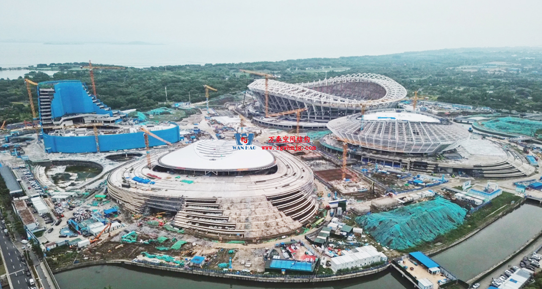 緊跟“蘇超熱浪”，火熱施工中，一只白鷺即將振翅高飛！