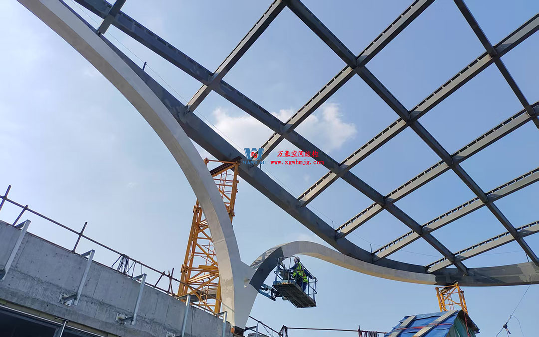 ETFE氣枕膜與雙曲面空間網(wǎng)殼結(jié)構(gòu)結(jié)合是什么樣？一起來一睹真容